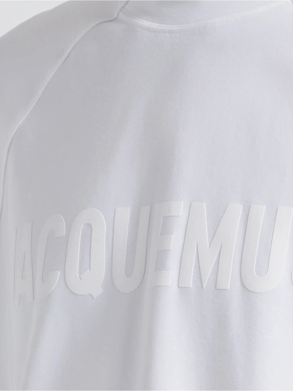 JACQUEMUS Le T-Shirt Typo Cotton Logo Graphic T-Shirt🤍